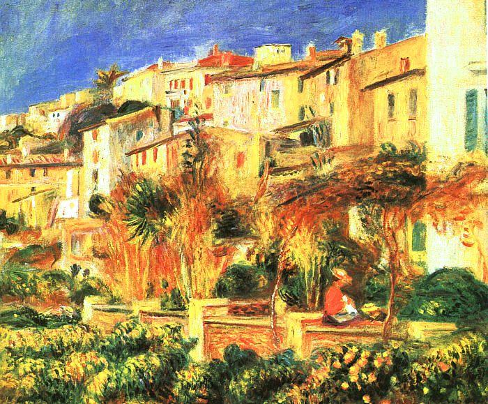 Pierre Renoir Terrace in Cagnes Sweden oil painting art